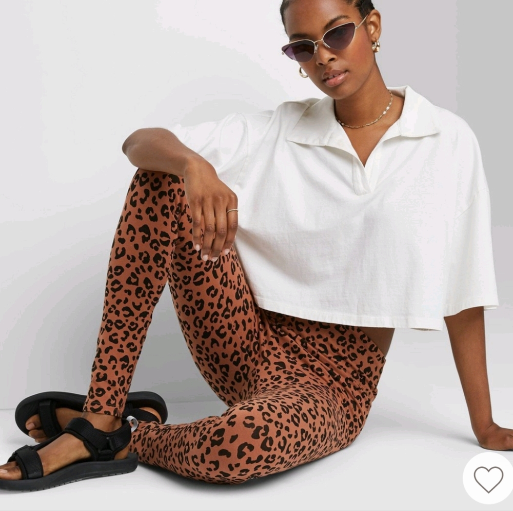 Wild Fable {Target} Leopard Leggings